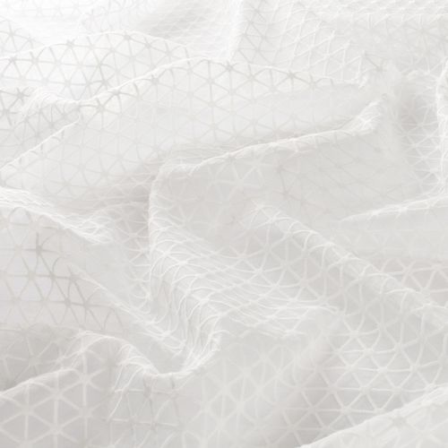 Einfarbige Gardine - POPPY - JAB ANSTOETZ FABRICS - Motiv / Polyester / bestickt
