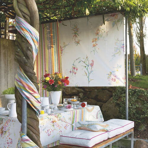 Vorhangstoff - SALON DE PROVENCE - JAB ANSTOETZ FABRICS - Naturmotiv / Baumwolle / bedruckt