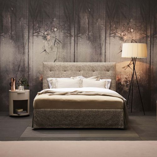 Doppelbett - GALA 28-S-OPAL - SCHRAMM - modern / Polster / Kopfteil