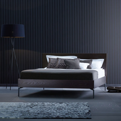 Doppelbett - ANNA - SCHRAMM - modern / Kopfteil / Wenge