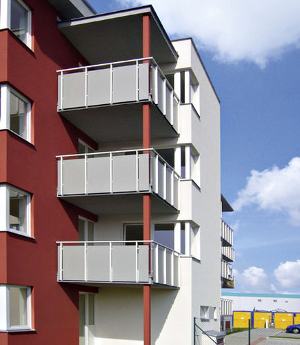 Platten-Balkon - WERZALIT - galvanisiertem Stahl