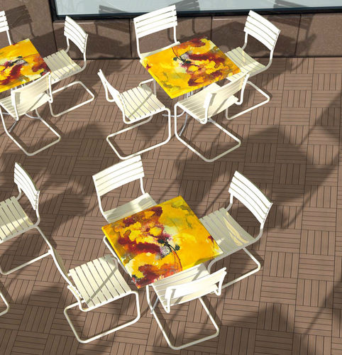 Holztischplatte - SCENA : ARTE - WERZALIT - für Restaurants