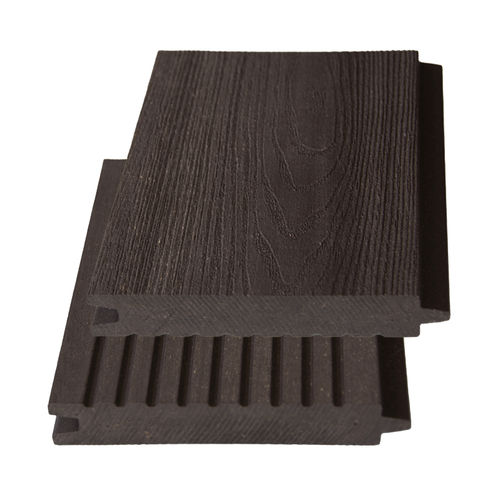 Terrassendiele / Verbundmaterial aus Holz - ENTERO 4.0  - WERZALIT - schwarz / braun / wasserfest
