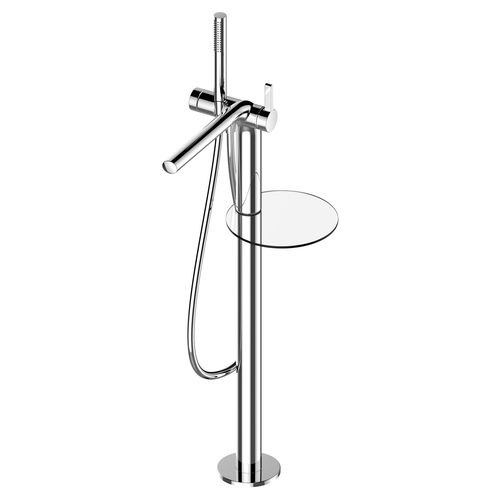 Einhebelmischer für Badewanne - 51527  - KEUCO - bodenstehend / aus verchromtem Metall / für Badezimmer