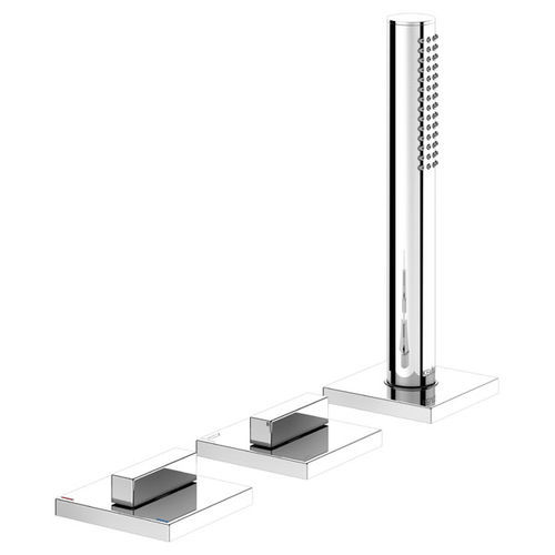 Einhebelmischer für Badewanne - 51130 - KEUCO - Aufsatz / aus verchromtem Metall / für Badezimmer