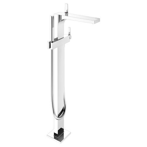 Einhebelmischer für Badewanne - 51127  - KEUCO - bodenstehend / aus verchromtem Metall / für Badezimmer