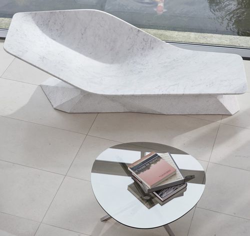 Moderne Liege - MARBLE WING - DRAENERT - Marmor / Marmor / weiß