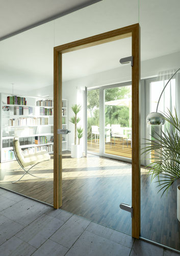 Tür für Innenbereich - PRIVATE-LINE - SPRINZ - Glas / einflügelig / Glas