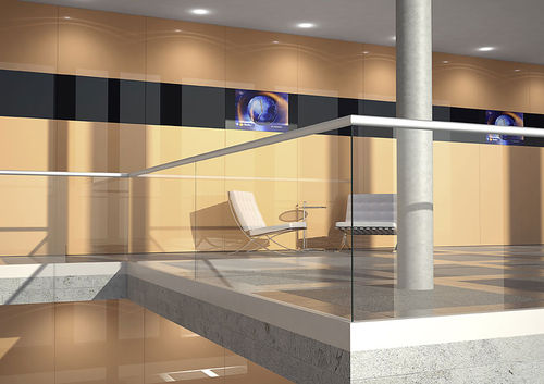 Edelstahlgeländer - SPRINZ - Aluminium / Glasplatten / für Balkon