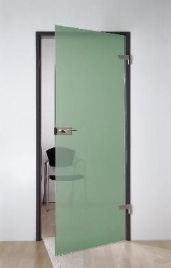 Tür für Innenbereich - ALICANTE - SPRINZ - Glas / einflügelig / Schiebe