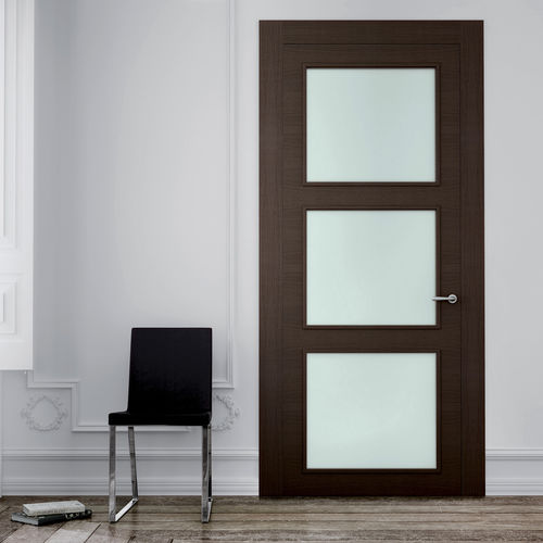Tür für Innenbereich - CUADRAT - CARRE furniture - Holz / Glas / einflügelig