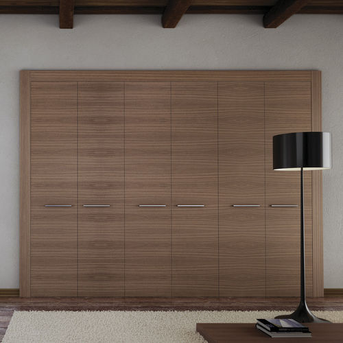 Moderner Kleiderschrank - TRAVESSA - CARRE furniture - Holz / mit Schwingtür