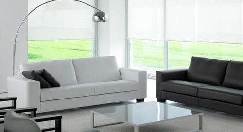 Ecksofa - DEFINY - GRASSOLER - modern / Stoff / Leder