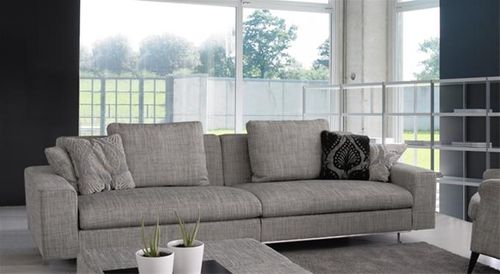 Modulsofa - LIGHT - GRASSOLER - modern / Stoff / Leder