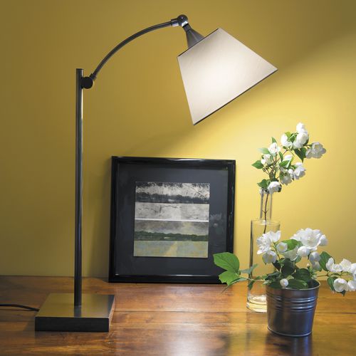 Bürolampe - L116 - CASADISAGNE - Messing / Baumwolle / modern