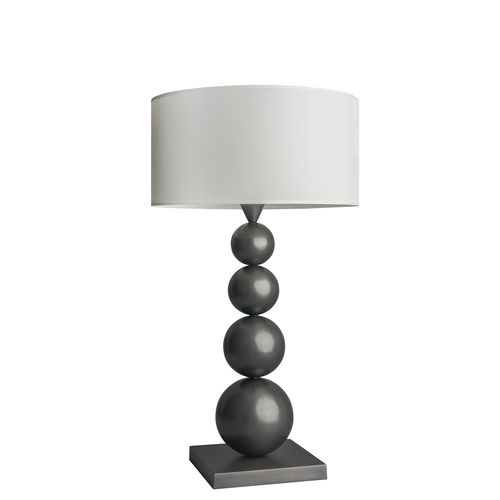 Tischlampe - L155 - CASADISAGNE - Messing / Baumwolle / klassisch