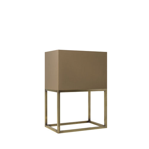 Tischlampe - L177A - CASADISAGNE - Messing / Baumwolle / modern
