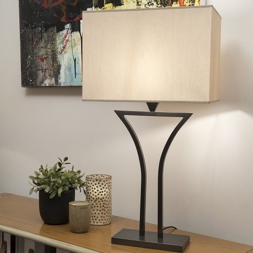 Tischlampe - L204 - CASADISAGNE - Messing / modern / mit Kabel