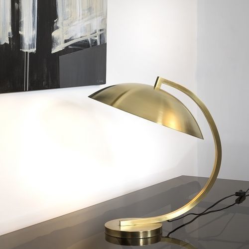 Tischlampe - L207 - CASADISAGNE - Messing / Art Deco / mit Kabel