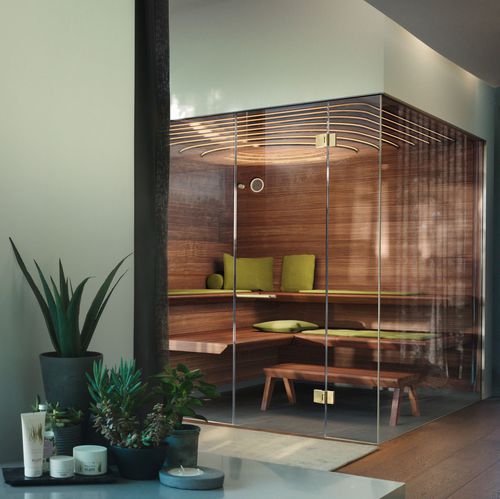 Sauna für Privatgebrauch - AURORA - KLAFS - Holz / Glas / für den Innenbereich