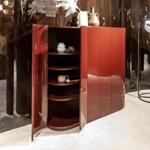 Modernes Sideboard - Collectionist - LAURAMERONI - lackiertes Holz / gebeiztes Holz / mit Schubladen