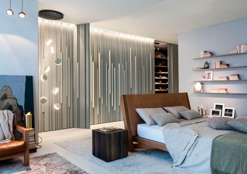 Modul-Kleiderschrank - Bamboo  - LAURAMERONI - modern / lackiertes Holz / gebeiztes Holz
