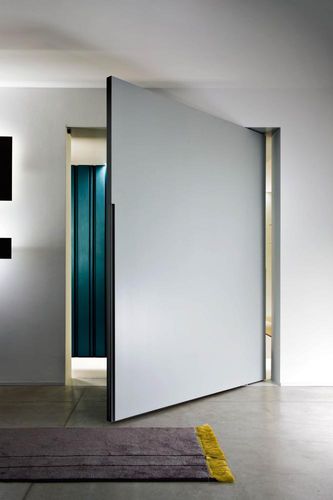 Tür für Innenbereich - Plain  - LAURAMERONI - Holz / Aluminium / Stoff