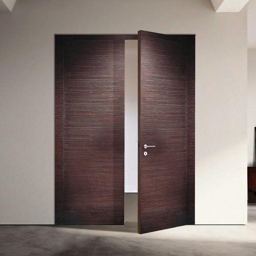 Tür für begehbaren Kleiderschrank / für Innenbereich - Decor - LAURAMERONI - Glas / Holz / einflügelig