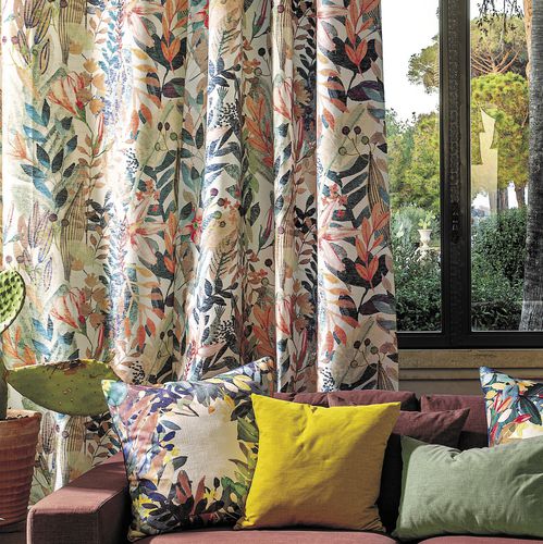 Vorhangstoff - ESTIVAL  - Fischbacher 1819 - Rollo / Naturmotiv / Polyester