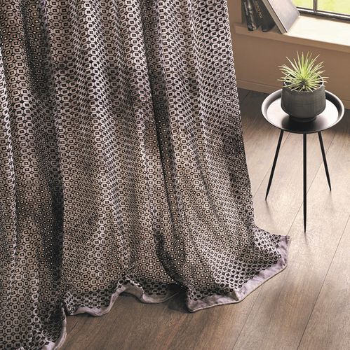 Vorhangstoff - ANTIBES  - Fischbacher 1819 - geometrisches Muster / Polyester / Trevira CS®