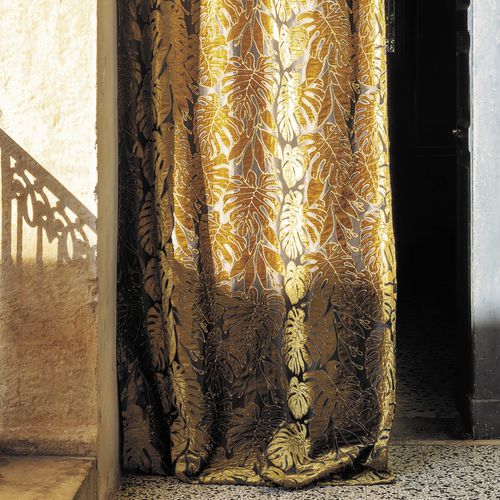 Vorhangstoff - SELVA  - Fischbacher 1819 - Naturmotiv / Polyester / Viskose