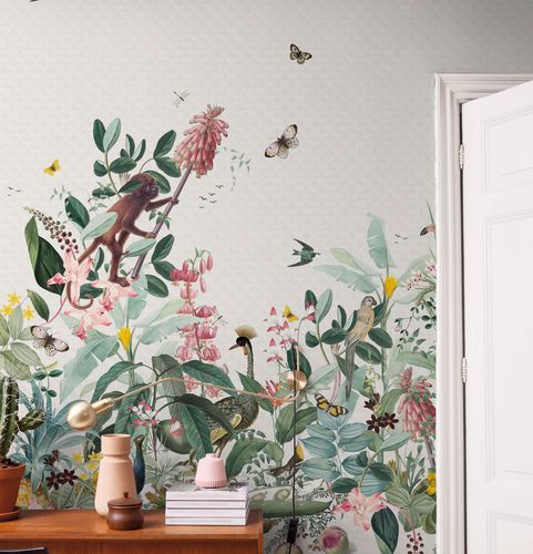 Moderne Tapete - SO AVANTGARDENING!  - Fischbacher 1819 - Vinyl / Blumenmotiv / Naturmotiv