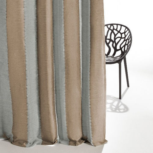 Vorhangstoff - KATANGA  - Fischbacher 1819 - Streifenmuster / Polyester / Baumwolle