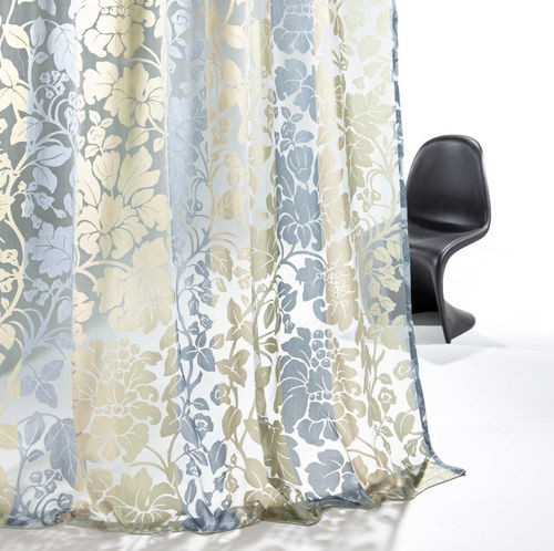 Vorhangstoff - BOTANIC - Fischbacher 1819 - Blumenmotive / Polyester / Viskose