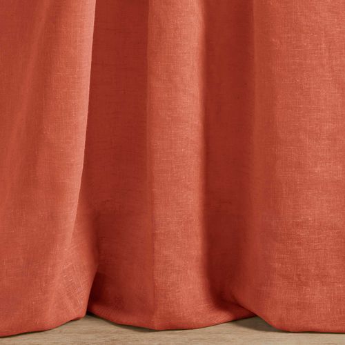 Vorhangstoff - PORTO AZZURRO - Fischbacher 1819 - einfarbig / Polyester / Leinen