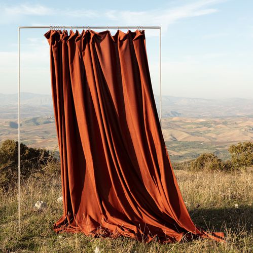 Möbelstoff - BENU RUSTICO FR - Fischbacher 1819 - für Vorhänge / einfarbig / FR-Polyester