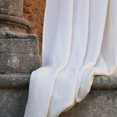 Vorhangstoff - SWEET WOOL - Fischbacher 1819 - Motiv / Leinen / Viskose