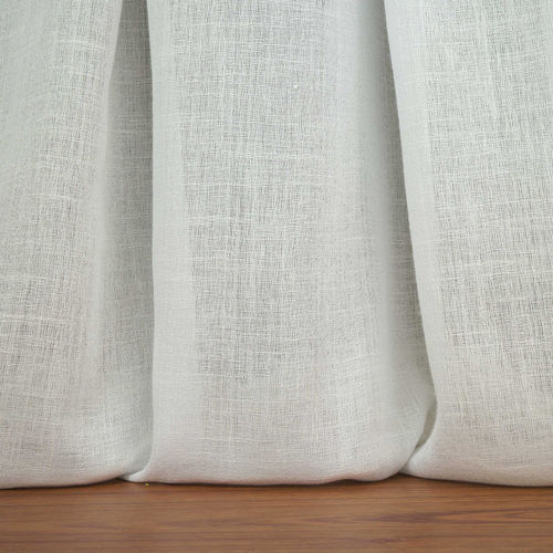 Vorhangstoff - RICORDI  - Fischbacher 1819 - einfarbig / Polyester / Leinen