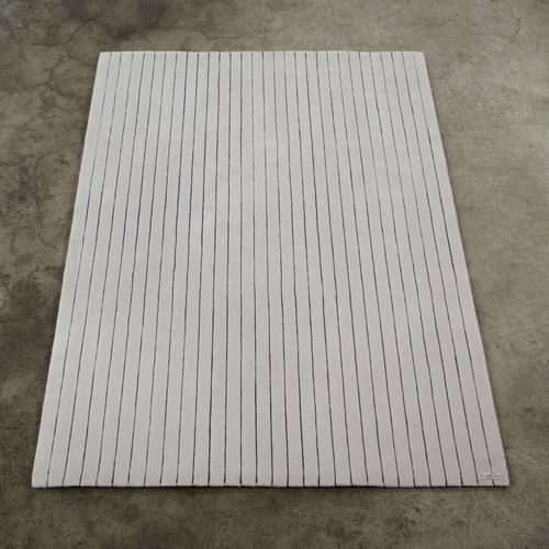 Moderner Teppich - LINES - Fischbacher 1819 - Streifenmuster / Wolle / Merinowolle