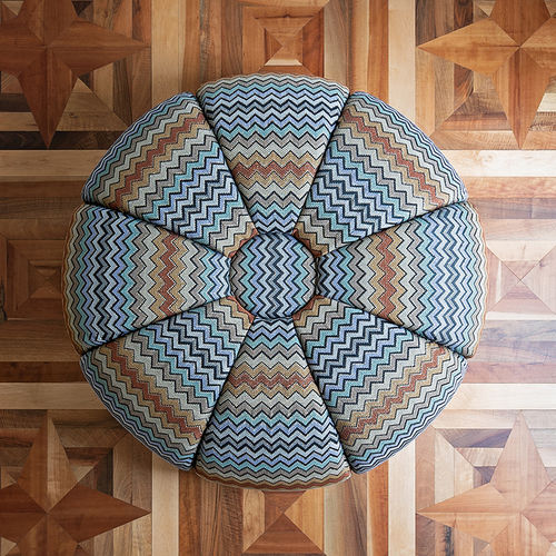 Möbelstoff - GLASS FANTASY - MISSONI HOME - Streifenmuster / bedruckt / Jacquard