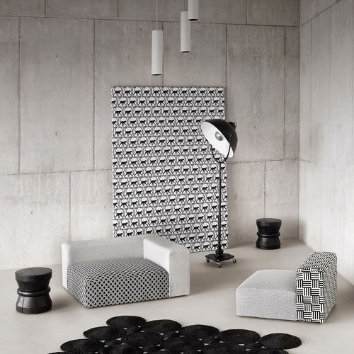 Möbelstoff - MANHATTAN : DARWIN - ALHAMBRA - für Vorhänge / Wand / Rollo