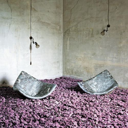 Möbelstoff - DORIAN GRAY - Rubelli - Blumenmotive / Baumwolle / Acryl