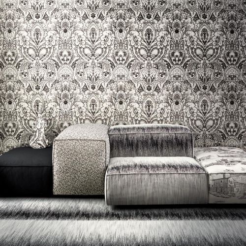Möbelstoff - PANAMA - Rubelli - Motiv / Polyester / waschbar