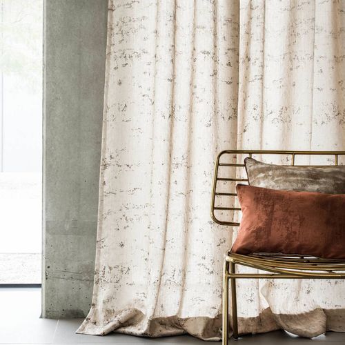 Motivgardine - RENOMMEE - CASAMANCE - Leinen / Viskose / Polyester