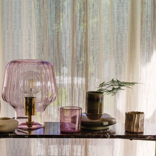 Vorhangstoff - NARCISSE - CASAMANCE - Motiv / Polyester / Baumwolle