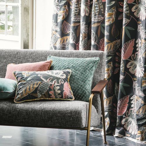 Möbelstoff - MARANTA - CASAMANCE - für Vorhänge / Naturmotiv / Baumwolle