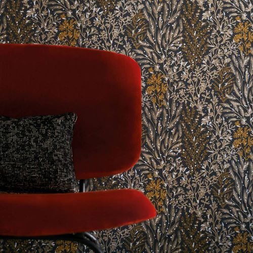 Moderne Tapete - ISOETE  - CASAMANCE - Vlies / Naturmotiv / Blumenmotive