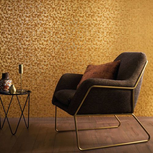Moderne Tapete - TIZNIT - CASAMANCE - Vinyl / geometrisches Muster / Stoffoptik