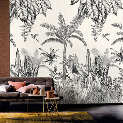 Moderne Tapete - IPANEMA - CASAMANCE - Vinyl / Naturmotiv / Stoffoptik