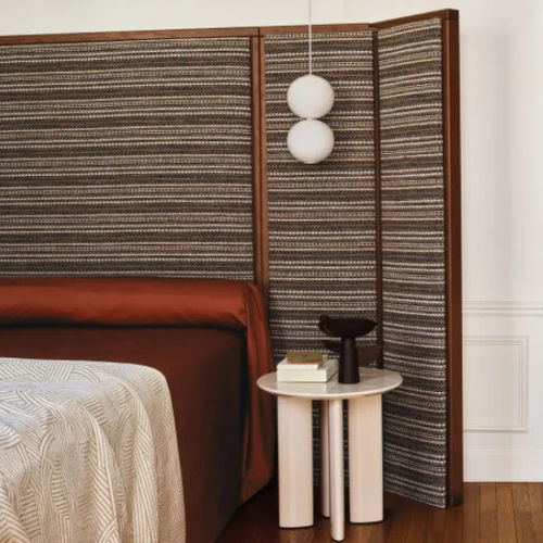 Möbelstoff - DOLOMITES  - CASAMANCE - Streifenmuster / Polyester / Baumwolle